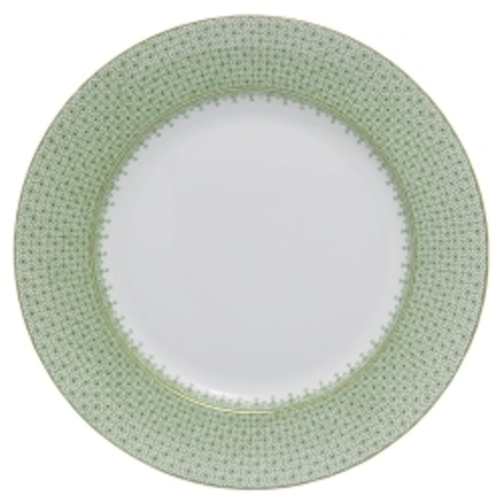 Apple Green Lace Charger Plate by Mottahedeh