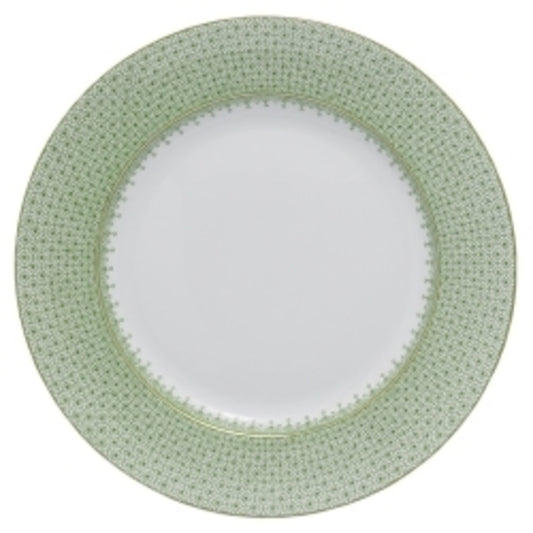 Apple Green Lace Charger Plate by Mottahedeh