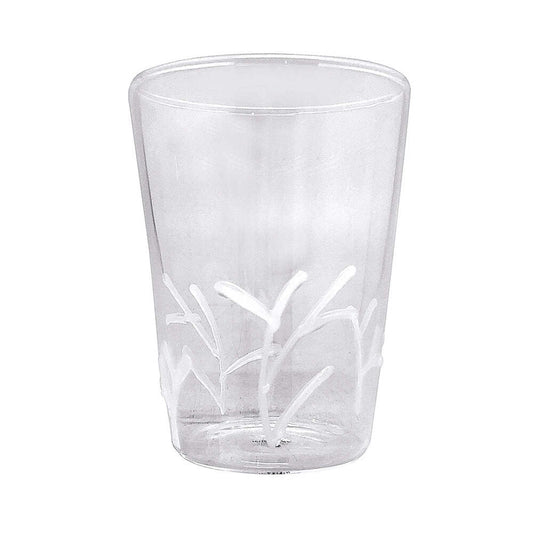 Applique White Branches Highball Glass Set Of 4 by Mariposa