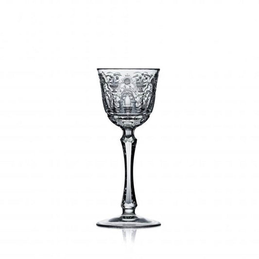 Athens Clear Cordial Glass by Varga Crystal