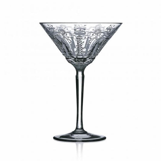 Athens Clear Martini Glass by Varga Crystal