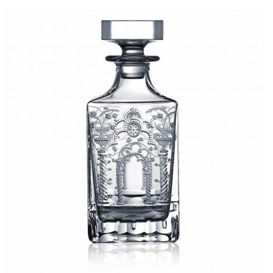 Athens Clear Whiskey Decanter - 0.75 Liter by Varga Crystal