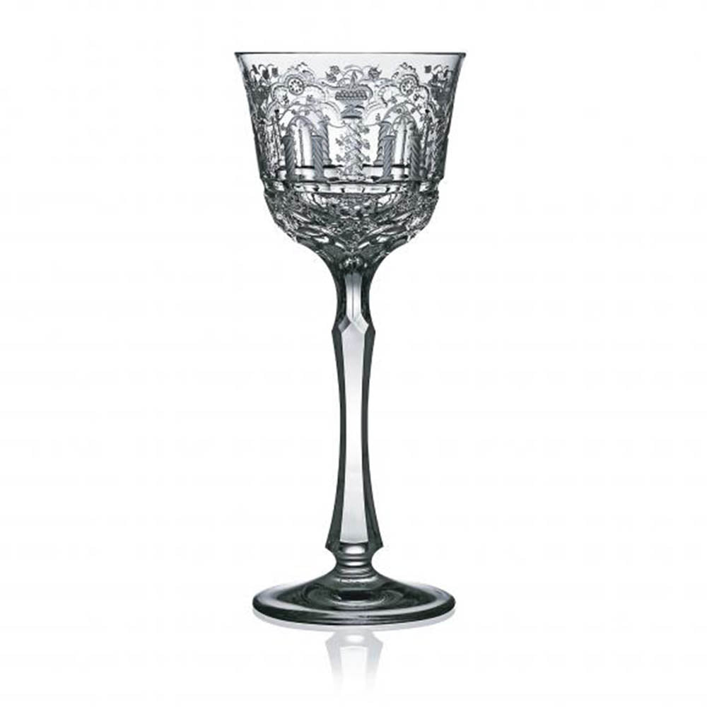 Athens Clear Wine Glass by Varga Crystal