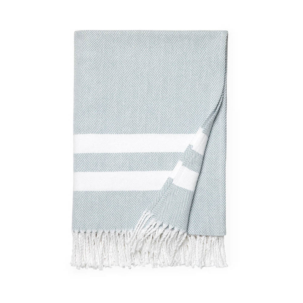 Aurora Fringed Throw by SFERRA Additional Image - 4