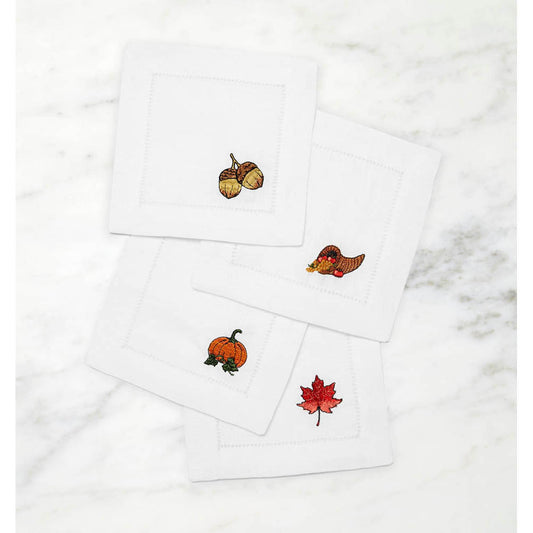 Autunno Cocktail Napkin - Set of 4 by SFERRA