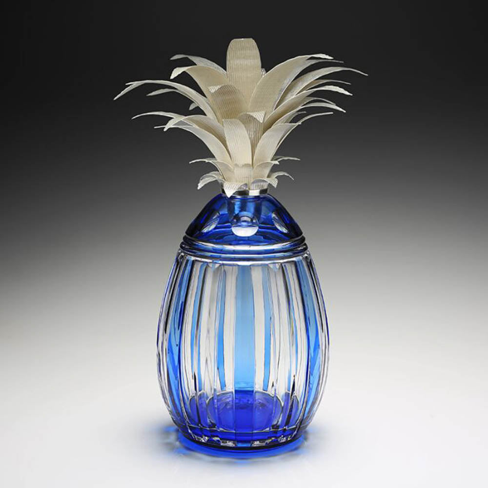Azzura Pineapple Centrepiece - Limited Edition by William Yeoward Crystal Additional Image - 1