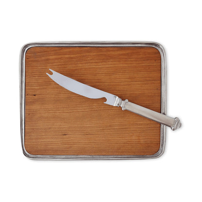 Bar Tray with Bar Knife Set by Match Pewter