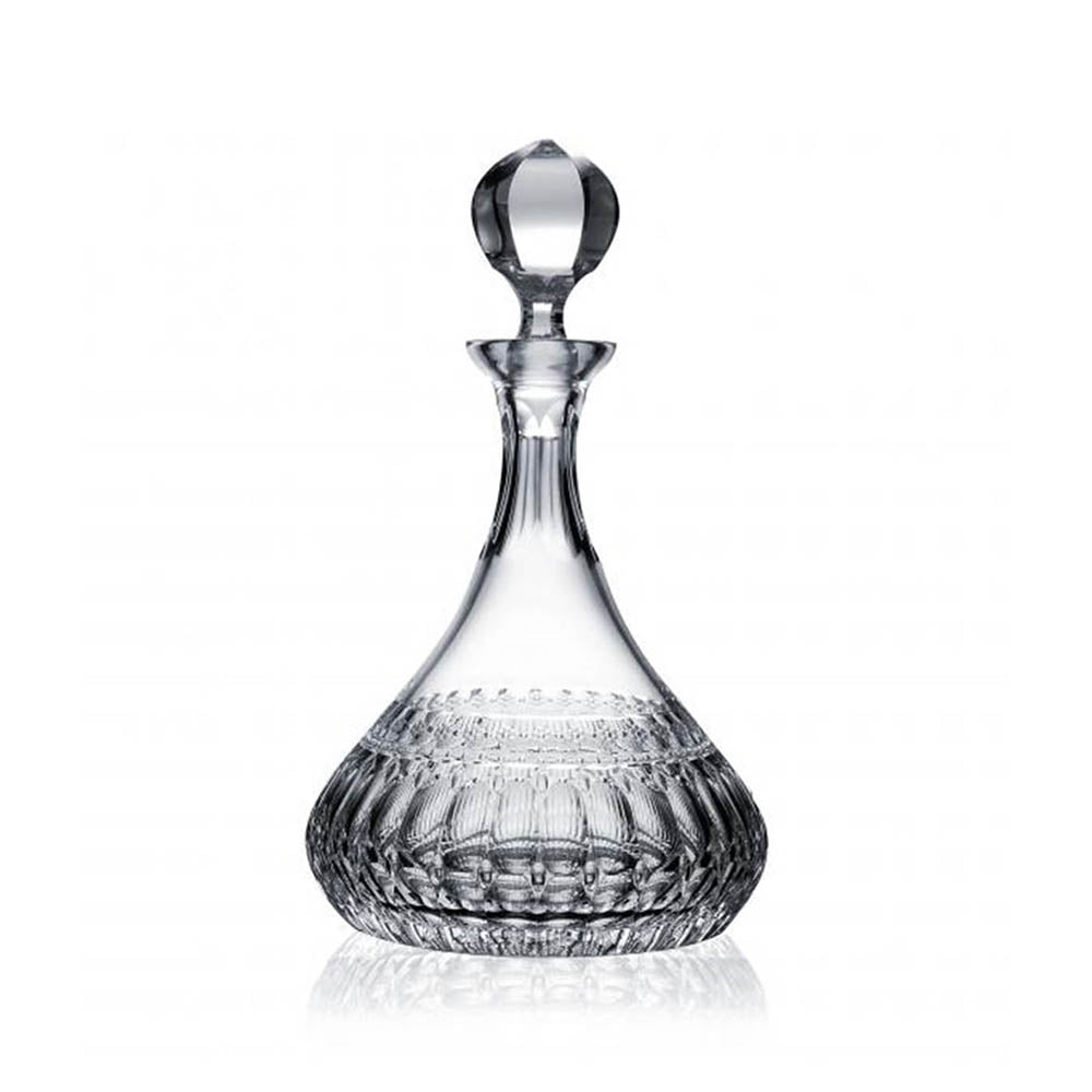 Barcelona Clear Ships Decanter - 1.0 Liter by Varga Crystal