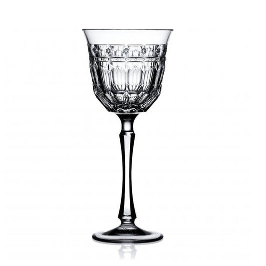 Barcelona Clear Water Glass by Varga Crystal