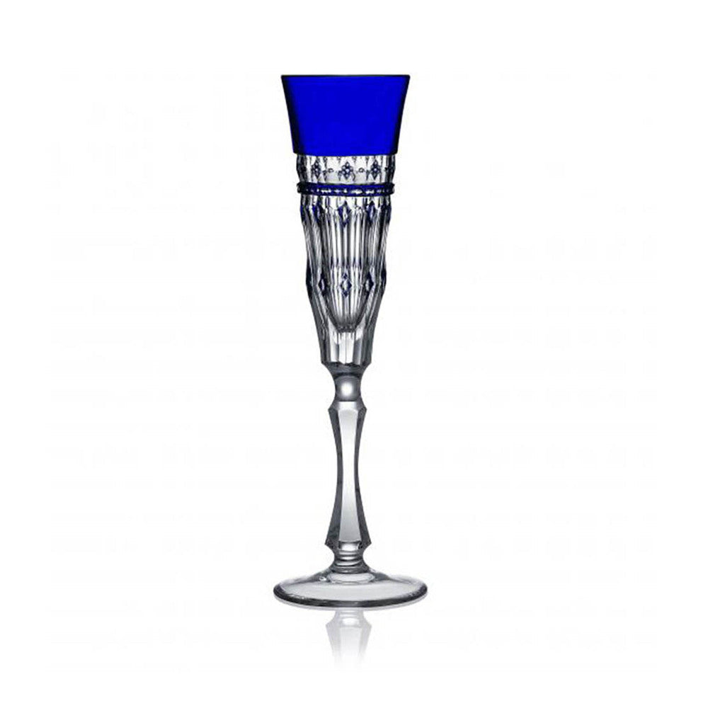 Barcelona Cobalt Flute by Varga Crystal