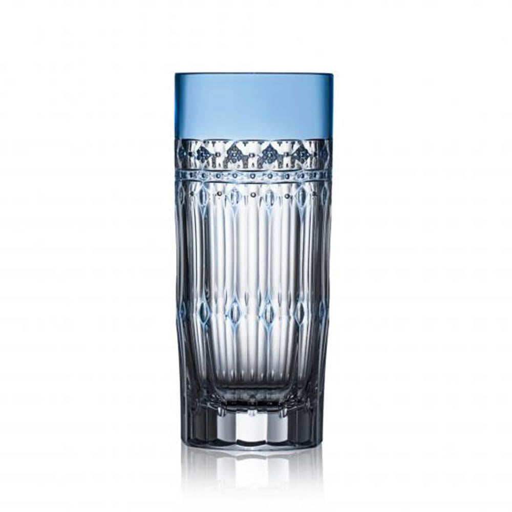 Barcelona Sky Blue Highball by Varga Crystal