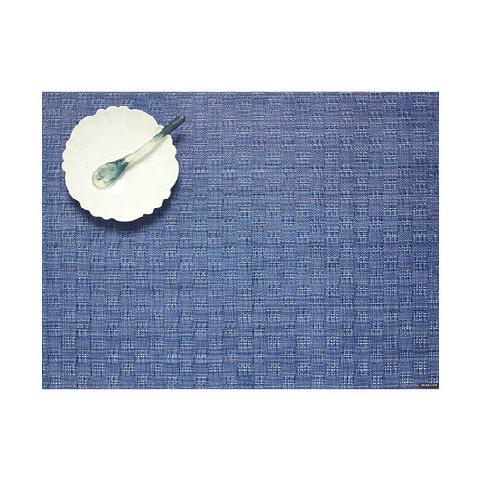 Bay Weave Rectangle in Blue Jean by Chilewich