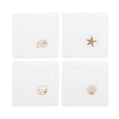 Beachcomber Cocktail Napkin - Set of 4 by SFERRA Additional Image - 2