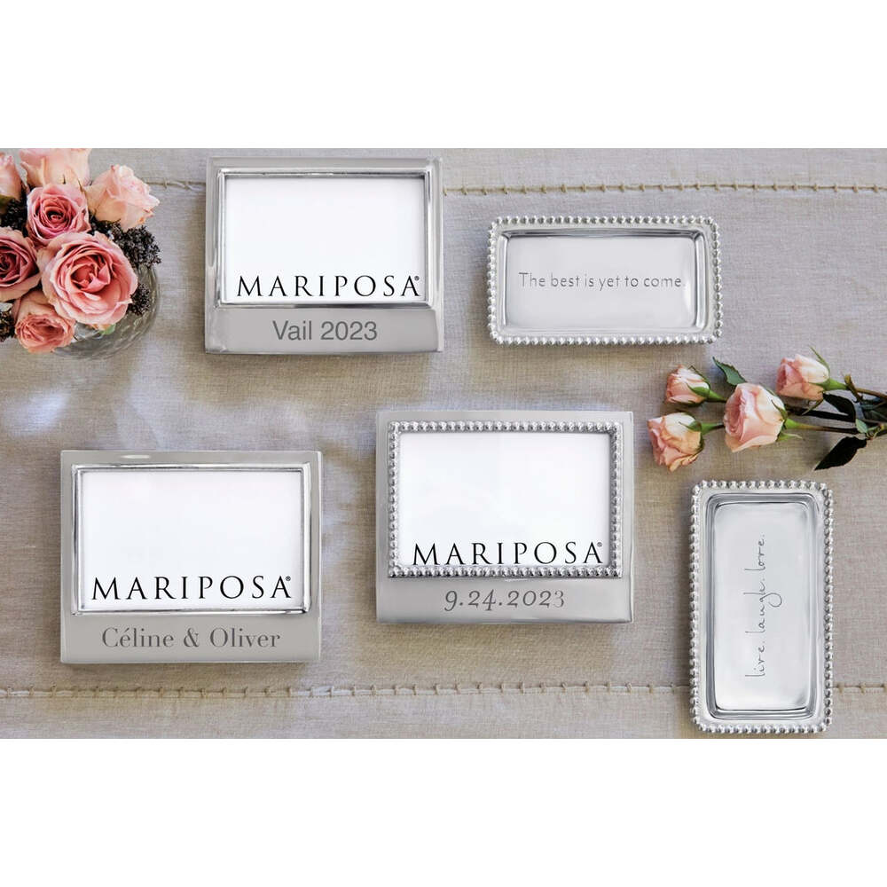 Beaded 4X6 Statement Frame by Mariposa Additional Image-2