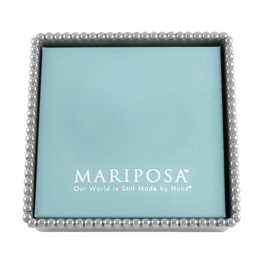 Beaded Napkin Box by Mariposa