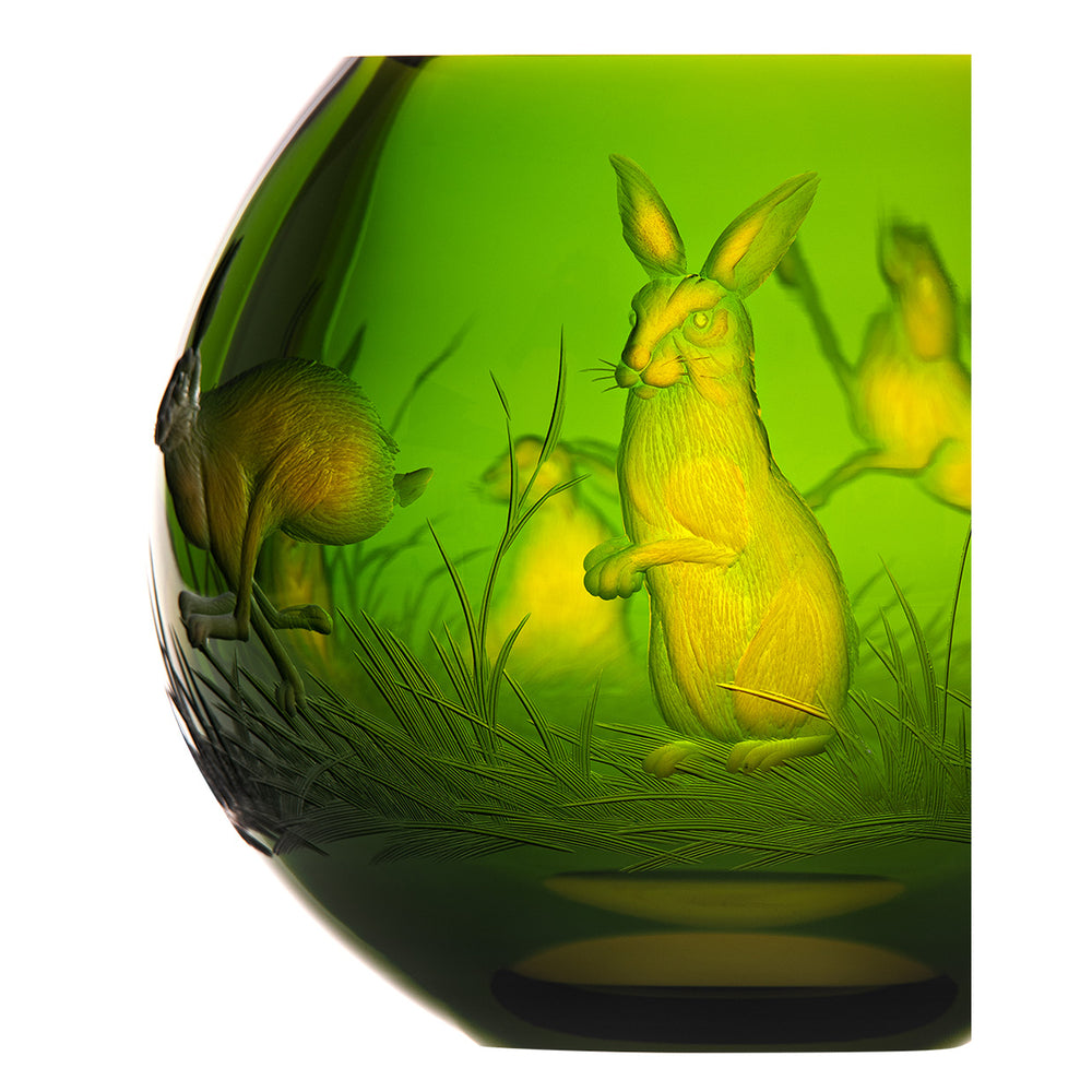 Beauty Vase With Rabbits Engraving, 13 cm by Moser Additional image - 2