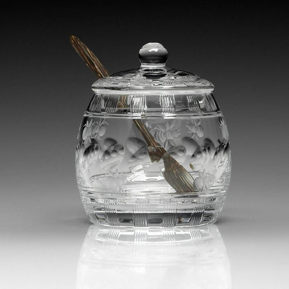 Bebe Honey Jar with Spoon by William Yeoward Crystal Additional Image - 1
