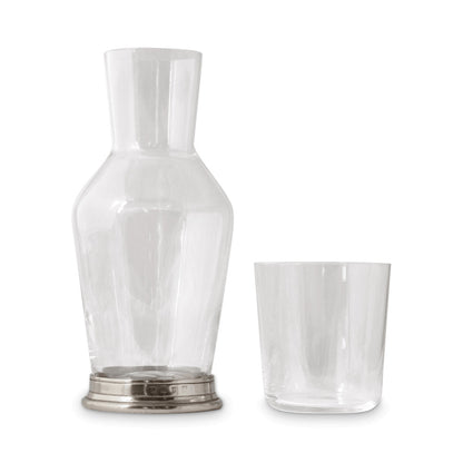 Bedside Carafe and Tumbler by Match Pewter