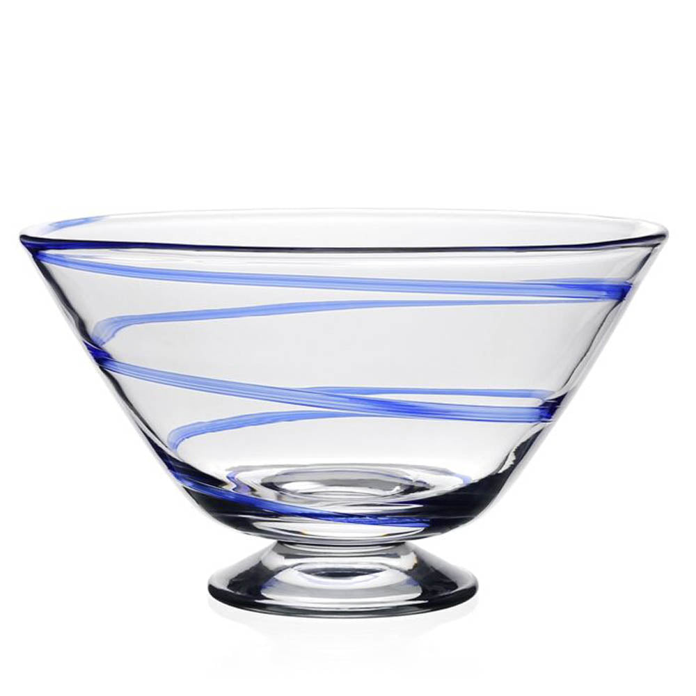 Bella Blue Bowl by William Yeoward Crystal