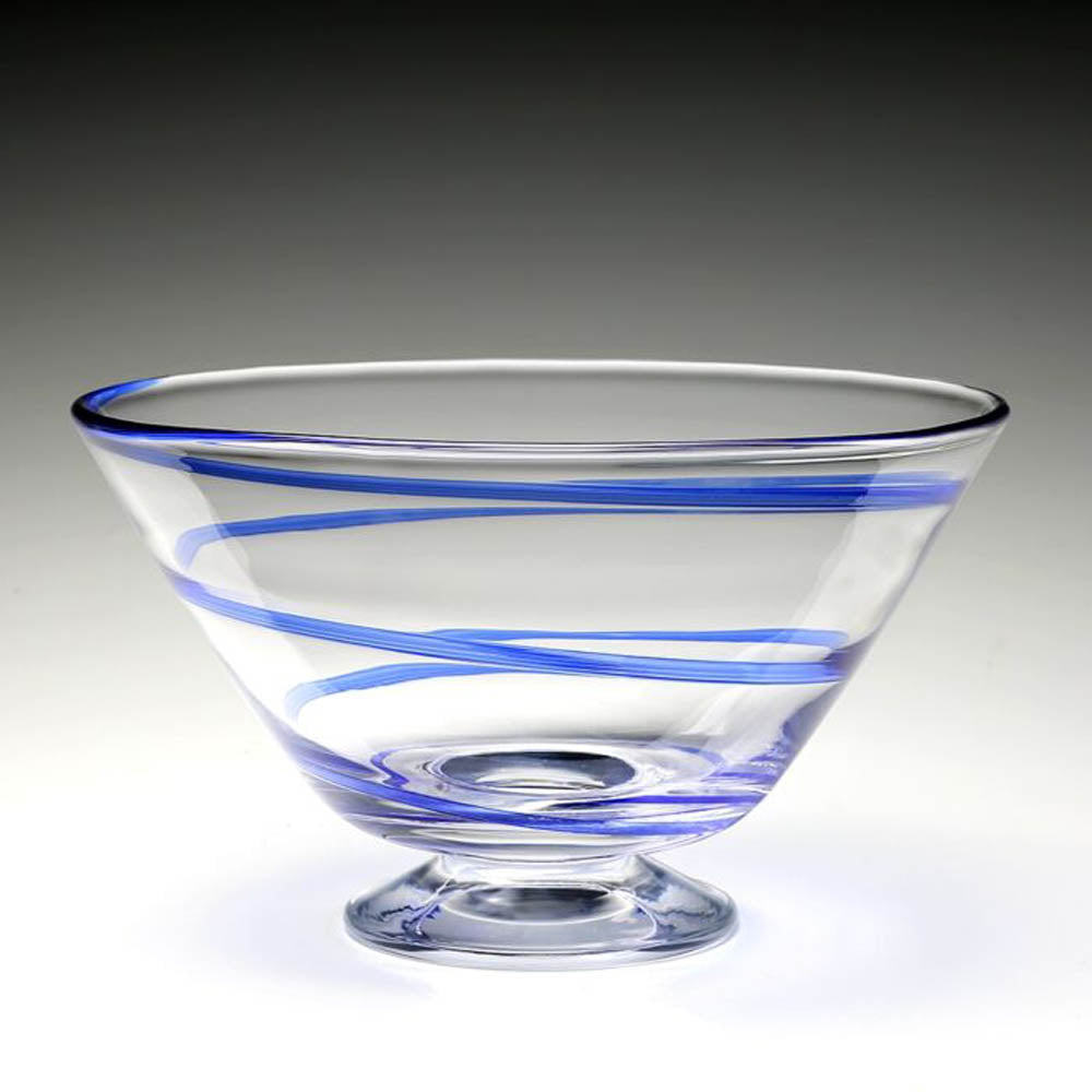 Bella Blue Bowl by William Yeoward Crystal Additional Image - 1