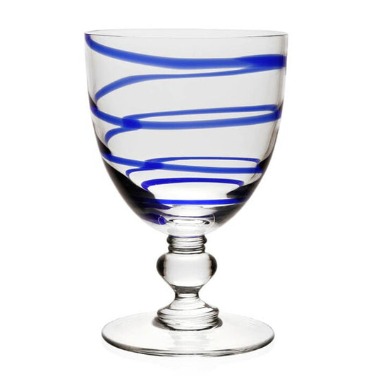 Bella Blue Goblet by William Yeoward Crystal