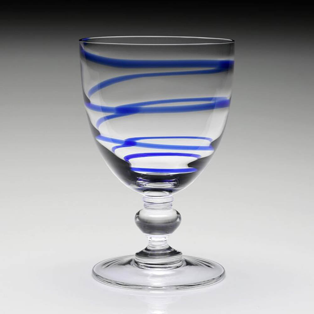 Bella Blue Goblet by William Yeoward Crystal Additional Image - 1