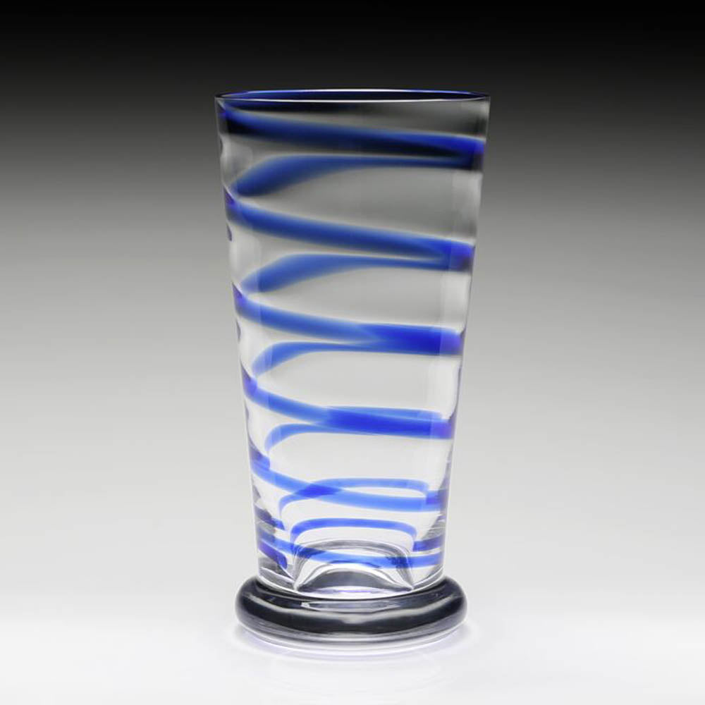 Bella Blue Highball Tumbler by William Yeoward Crystal Additional Image - 1