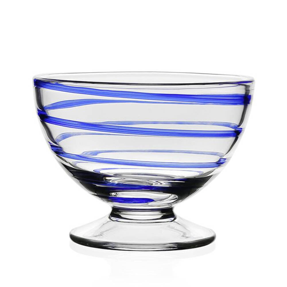 Bella Blue Nut Bowl by William Yeoward Crystal