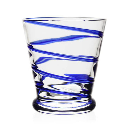 Bella Blue Old Fashioned Tumbler by William Yeoward Crystal