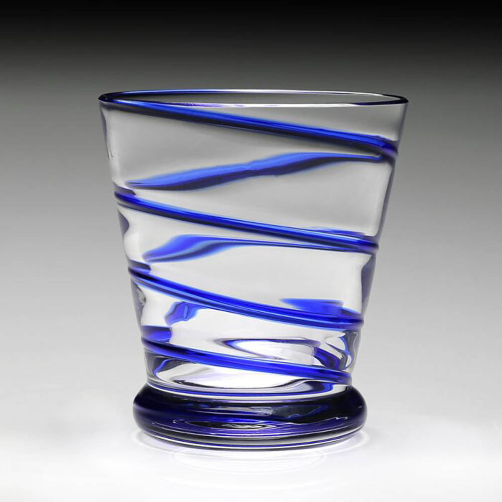 Bella Blue Old Fashioned Tumbler by William Yeoward Crystal Additional Image - 1