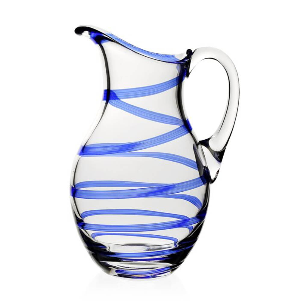 Bella Blue Pitcher by William Yeoward Crystal