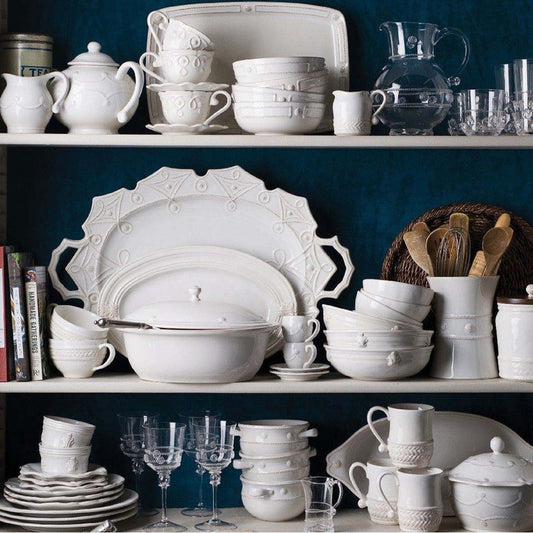 Berry and Thread Whitewash 9.5" Covered Casserole by Juliska Additional Image-1