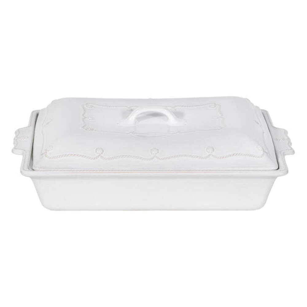 Berry & Thread 13" Rectangular Baker with Lid - Whitewash by Juliska