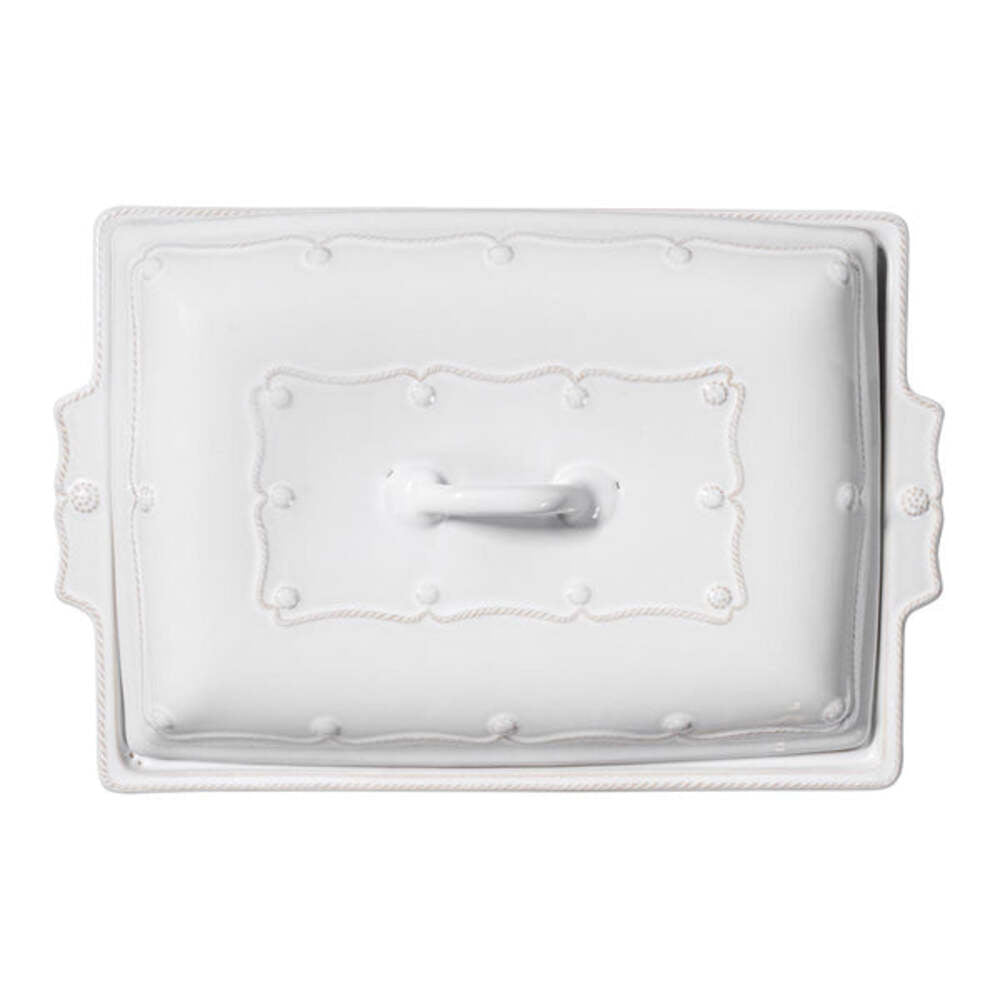 Berry & Thread 13" Rectangular Baker with Lid - Whitewash by Juliska Additional Image-2