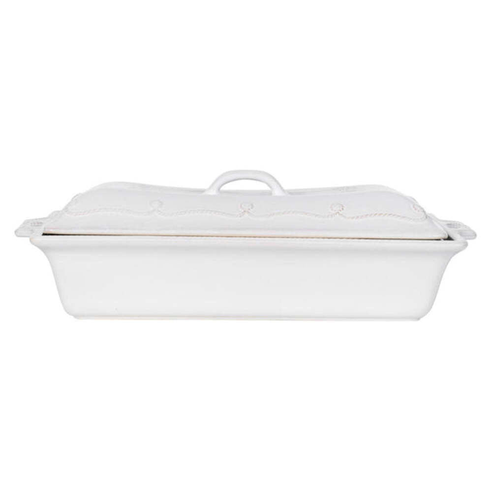 Berry & Thread 13" Rectangular Baker with Lid - Whitewash by Juliska Additional Image-4