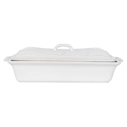 Berry & Thread 13" Rectangular Baker with Lid - Whitewash by Juliska Additional Image-4