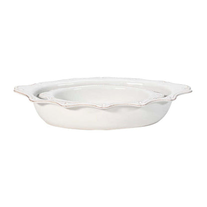 Berry & Thread 2 Piece Oval Baker Set - Whitewash by Juliska