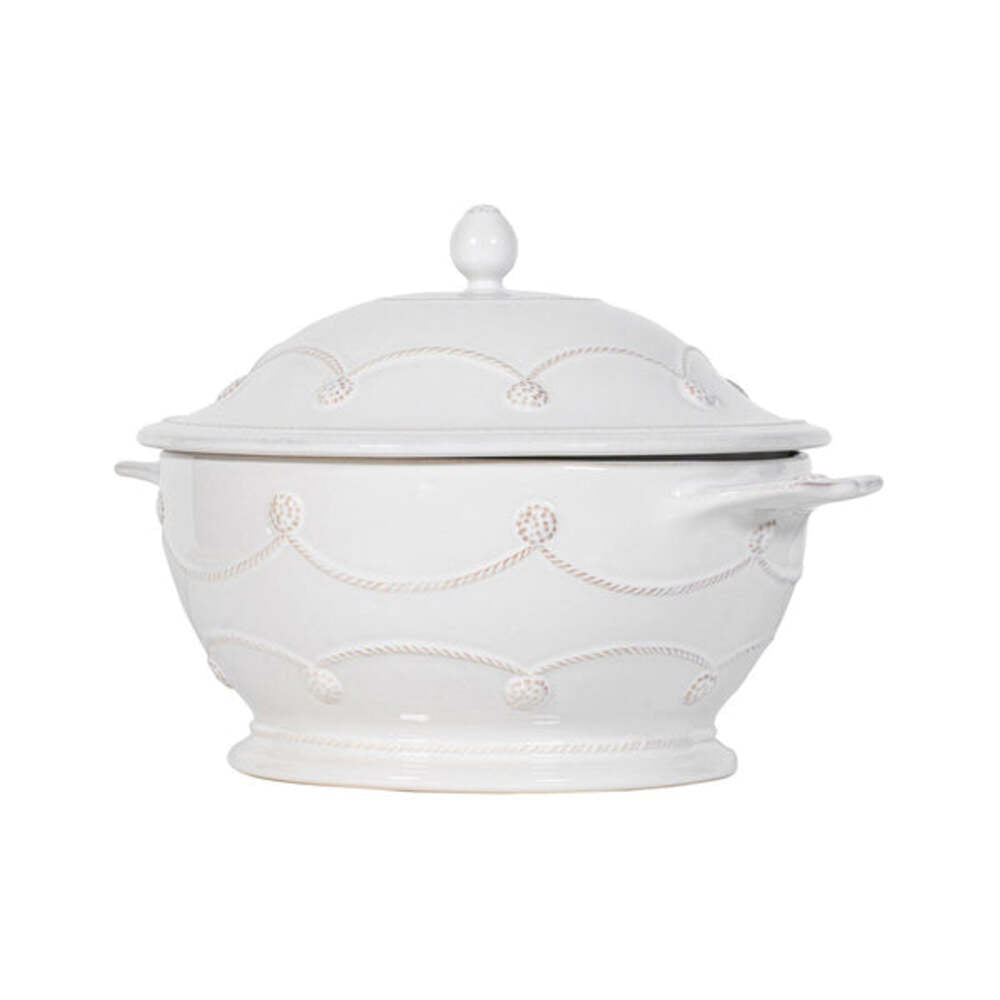 Berry & Thread Casserole with Lid - Whitewash by Juliska Additional Image-1