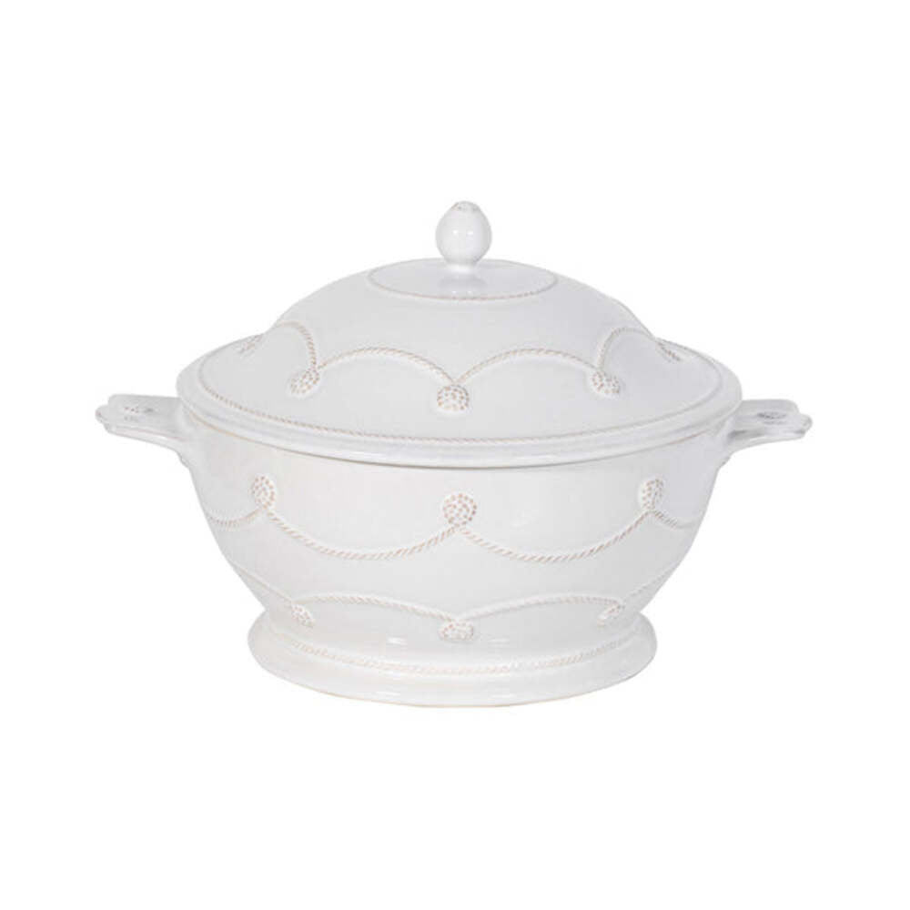 Berry & Thread Casserole with Lid - Whitewash by Juliska Additional Image-4