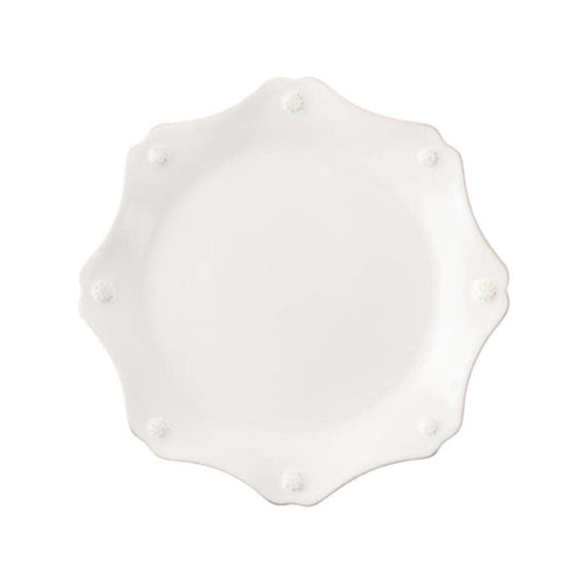 Berry & Thread Scalloped Dessert/Salad Plate - Whitewash by Juliska