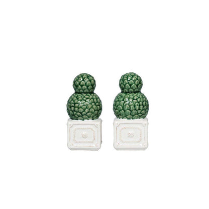 Berry & Thread Topiary Salt and Pepper Set of 2 - Multi by Juliska