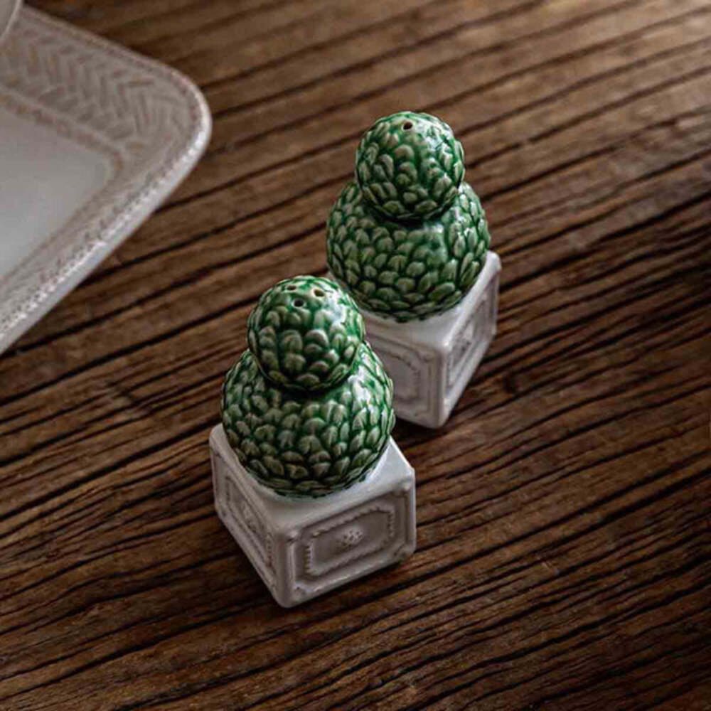 Berry & Thread Topiary Salt and Pepper Set of 2 - Multi by Juliska Additional Image-1