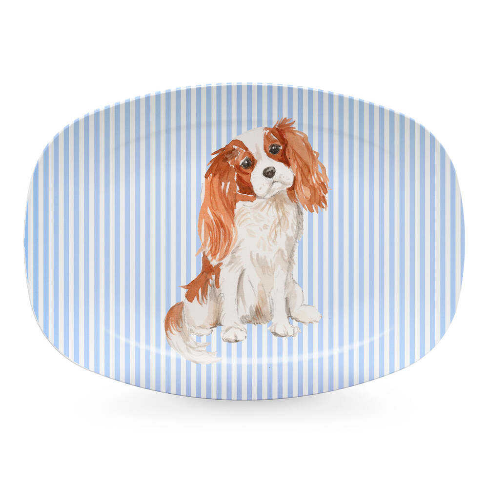 Best Friends Cavalier King Platter by Mariposa