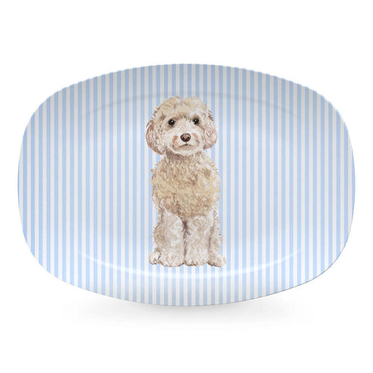 Best Friends Cockapoo Champagne Platter by Mariposa