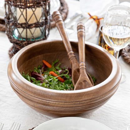 Bilbao Wood 12" Serving Bowl by Juliska Additional Image-5