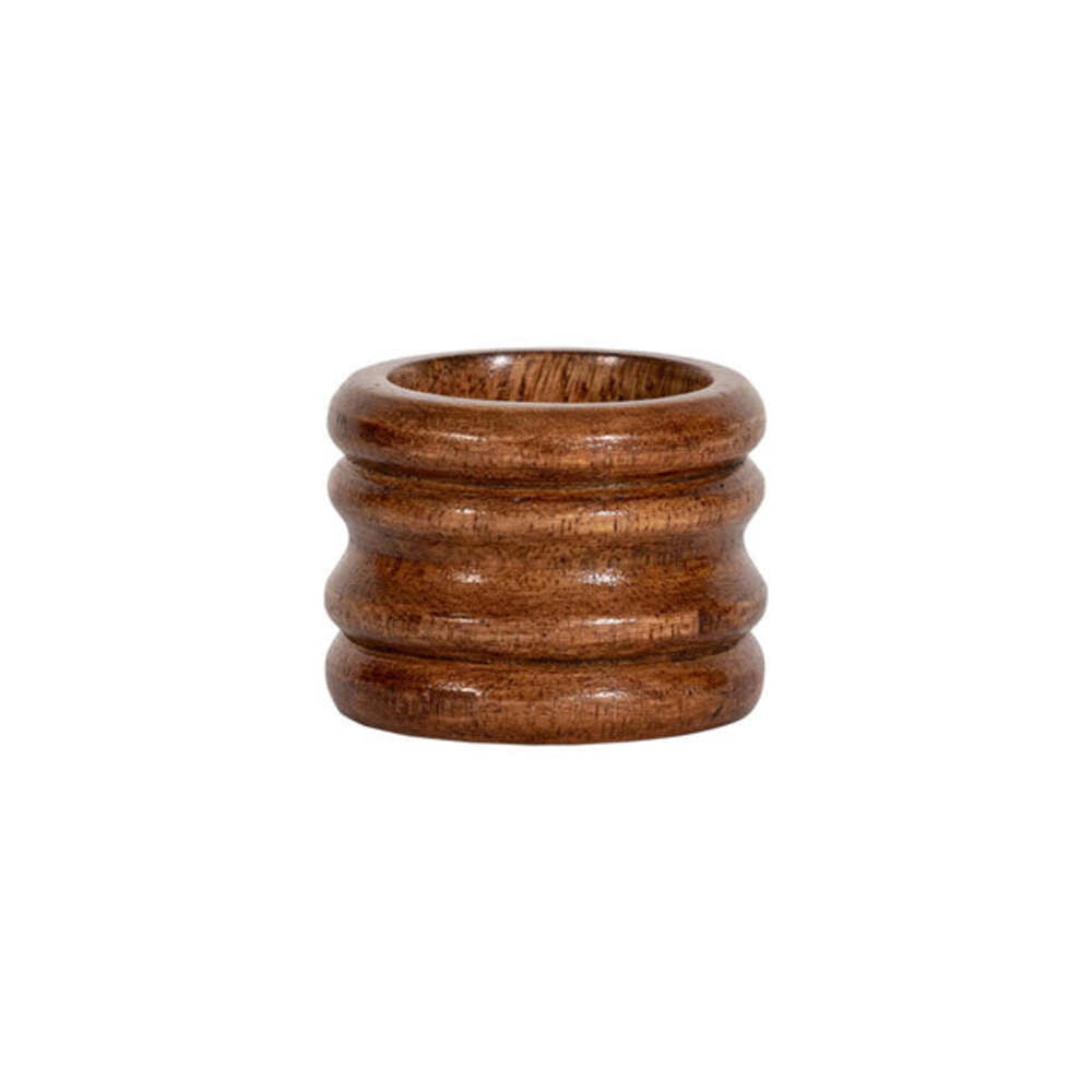 Bilbao Wood Napkin Ring by Juliska