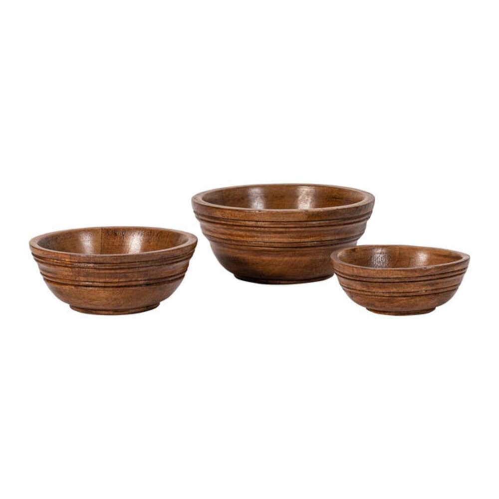 Bilbao Wood Nesting Bowl Set of 3 by Juliska Additional Image-1