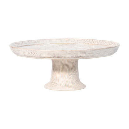 Blenheim Oak Cake Stand - Whitewash by Juliska