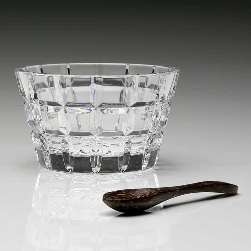 Blodwyn Salt Dish with Spoon by William Yeoward Crystal Additional Image - 1