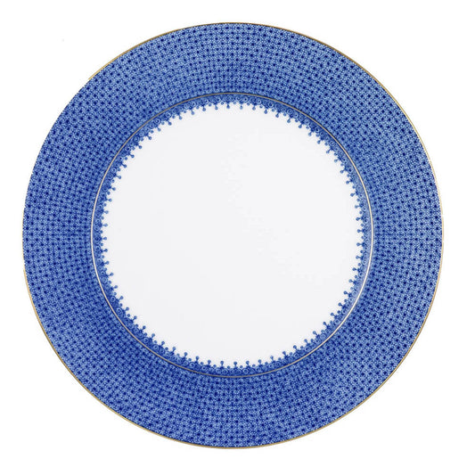 Blue Lace Service Plate by Mottahedeh